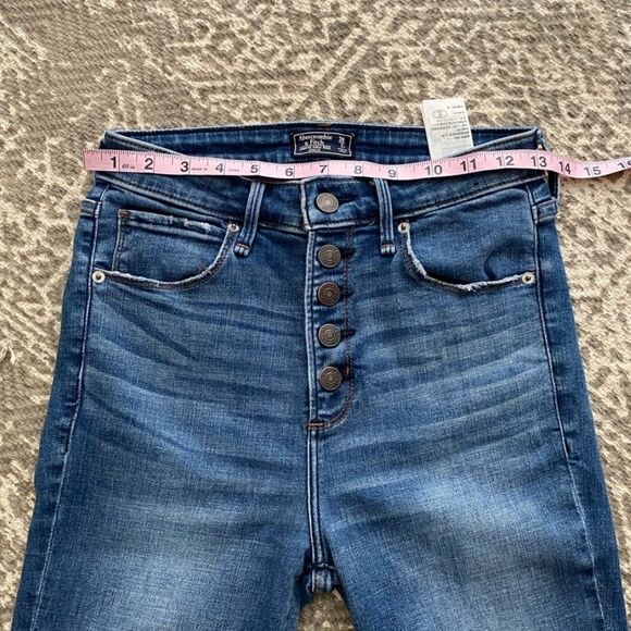 Abercrombie Simone high‎ rise skinny ankle jeans 26/2 - Picture 6 of 13